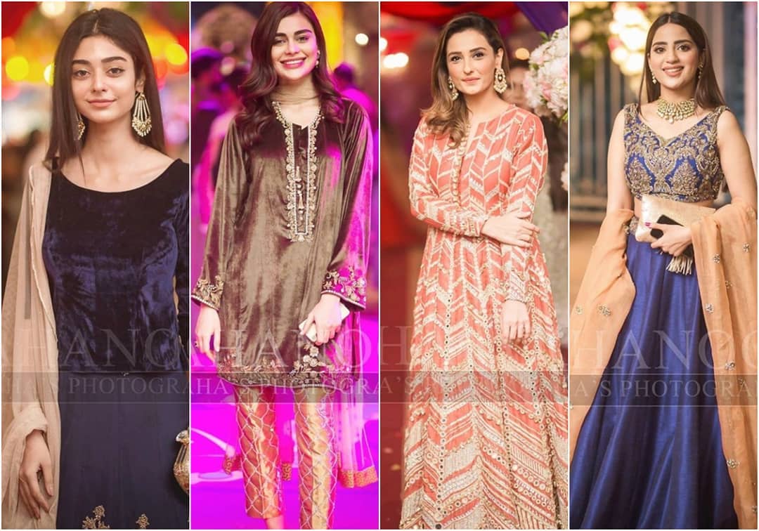 Beautiful Clicks of Celebrities at the Aineeb Mehndi