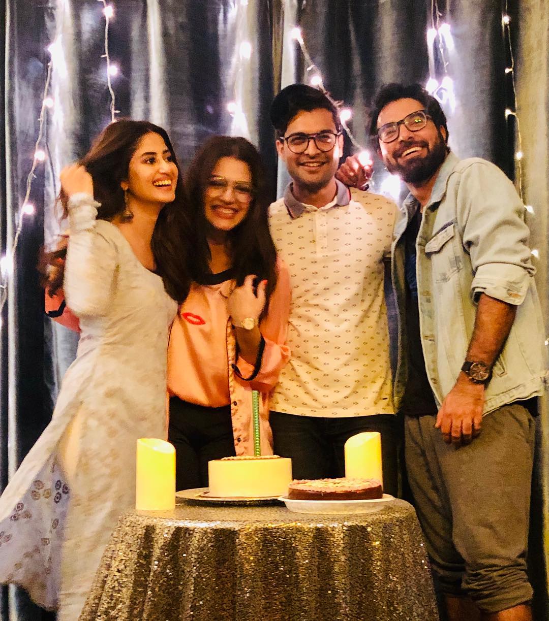 Zara Noor Abbas Celebrating her 28th Birthday with Family and Friends